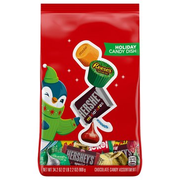 Hershey's Holiday Candy Dish Assortment, 34.2oz