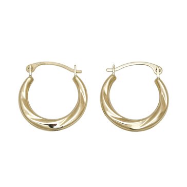 Small Wavy Hoop Earrings