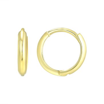Polished Huggie Hoop Earrings
