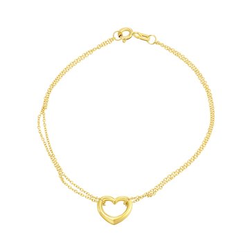 Open Heart Bracelet