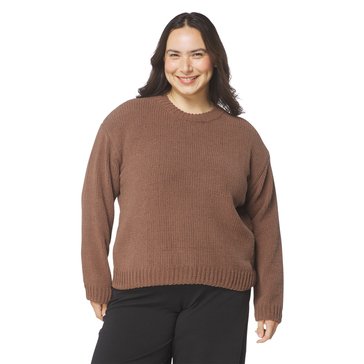 Yarn & Sea Women's Chenille Solid Sweater (Plus Size)