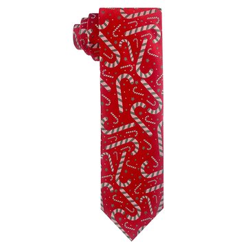 MMG-Gift Sets Men's Tossed Candy Cane Tie