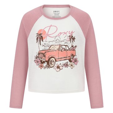 Roxy Little Girls' Off Road Raglan Graphic Tee