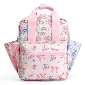 Itzy Ritzy Ribbons and Roses Toddler Backpack