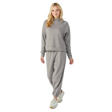 Jockey Women's Velour Backed Fleece Hoodie/ Jogger Set