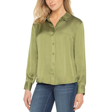 Liverpool Women's Women's Button Front Woven Shirt