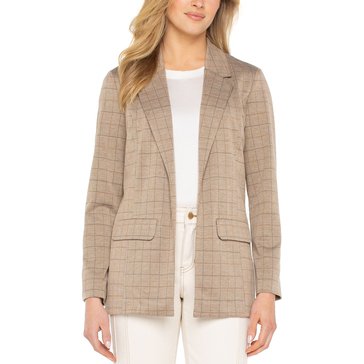 Liverpool Women's Women's Checkered Boyfriend Blazer