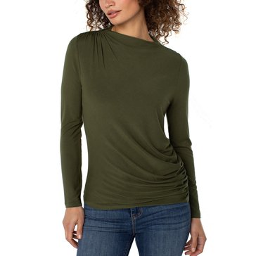 Liverpool Women's Women's Mock Neck Knit Top