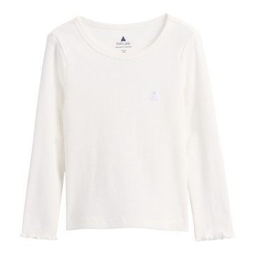 Gap Toddler Girls' Boyfriend Long Sleeve Ribbed Tee