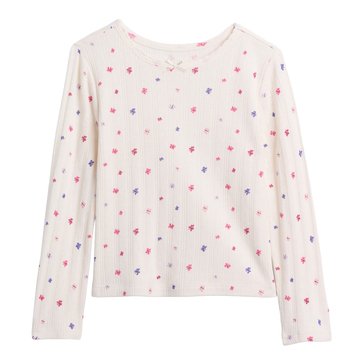 Gap Toddler Girls' Long Sleeve Pointelle Tee