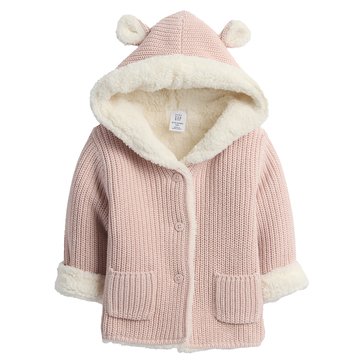 Gap Baby Girls' Lined Garter Sweater