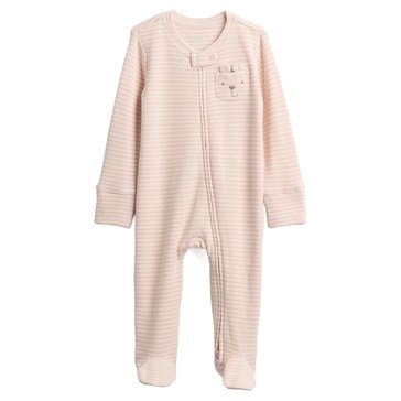 Gap Baby Girls' Super Soft Waffle Footed One Piece
