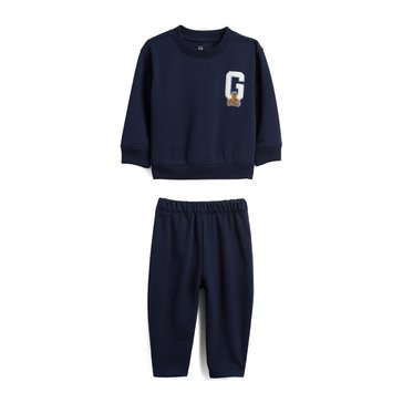 Gap Baby Boys' Long Sleeve Logo Active Set