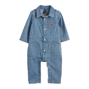 Gap Baby Girls' Railroad Stripe Boilersuit