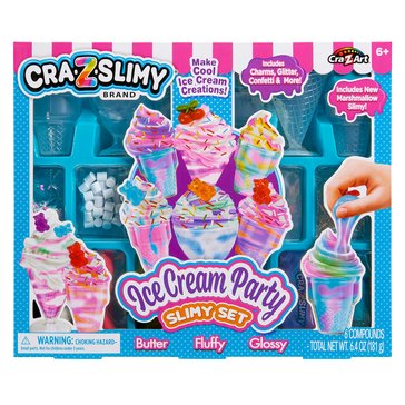 Cra-Z-Art Cra-Z-Slimy Ice Cream Party Slime Set