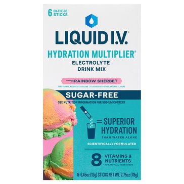Liquid I.V. Hydration Multiplier Electrolyte Drink Mix Packets Sugar Free
