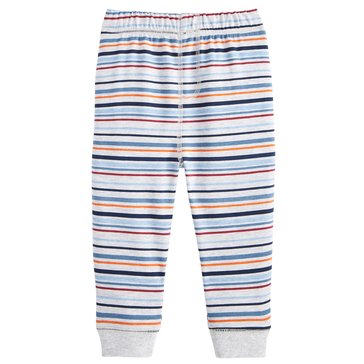 Wanderling Baby Boys' Multi Stripe French Terry Pant