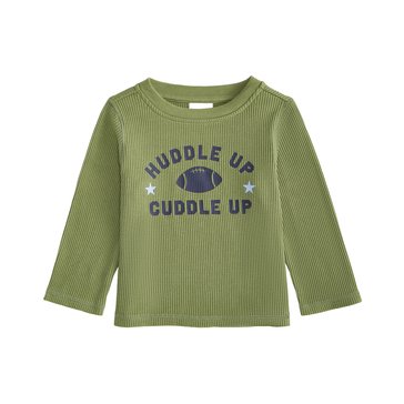 Wanderling Baby Boys' Long Sleeve Huddler Up Tee