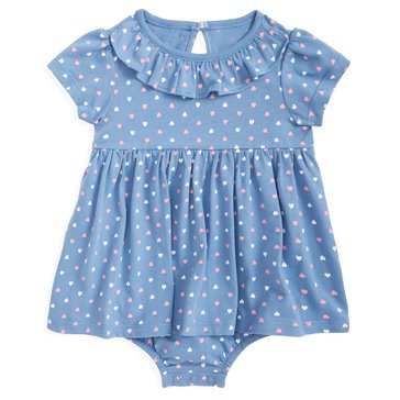 Wanderling Baby Girls' Happy Hearts Sunsuits