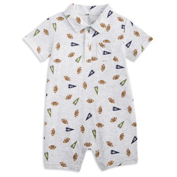 Wanderling Baby Boys' Football Print Sunsuit