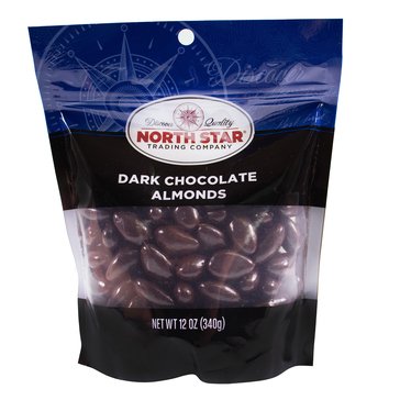 North Star Dark Chocolate Almonds, 12oz