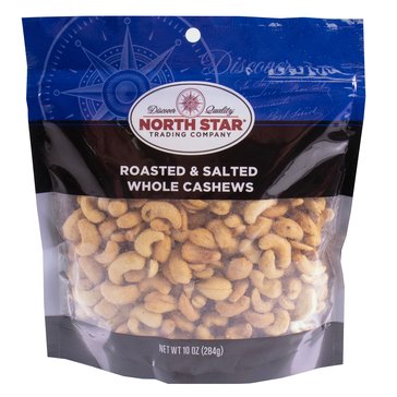 North Star Whole Cashews, 10oz