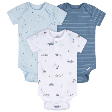 Gerber Baby Boys' Onesies, 3-Pack