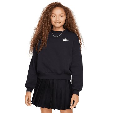 Nike Big Girls' Club Fleece Boxy Sweatshirt