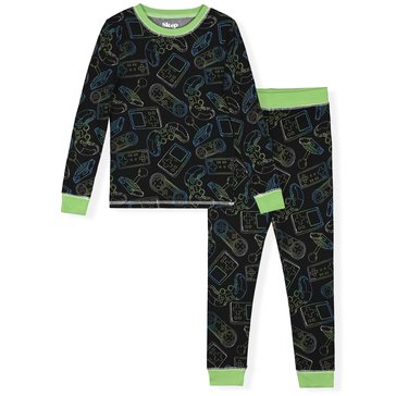 Sleep On It Little Boys' Video Games Tight Fit Pajamas Set, 2-Piece