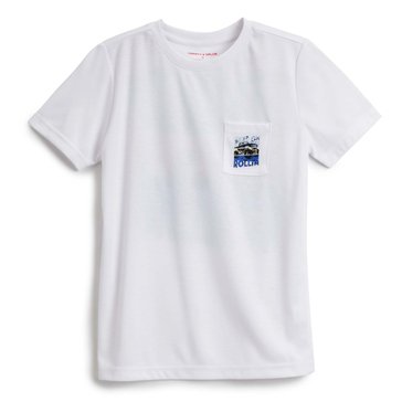 Liberty & Valor Big Boys' Short Sleeve Front Back Keep On Rollin Pocket Tee