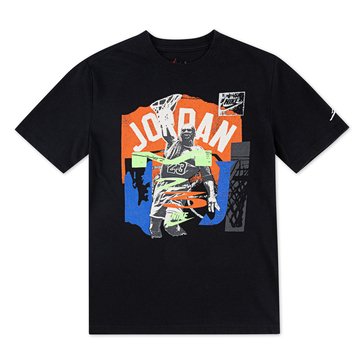 Jordan Big Boys' Short Sleeve MJ Throwback Slam Tee