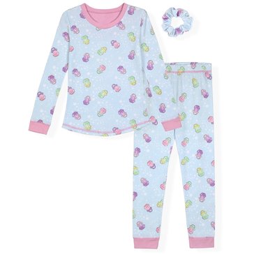 Sleep On It Little Girls' Western Tight Fit Pajamas Set, 2-Piece
