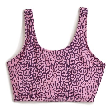 3 Paces Big Girls' Long Line Cheeta Print Sport Tank Top