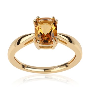 Citrine Antique Cut Ring