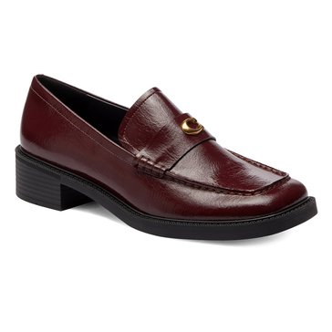 Coach Women's Glazed Leather Penny Loafer