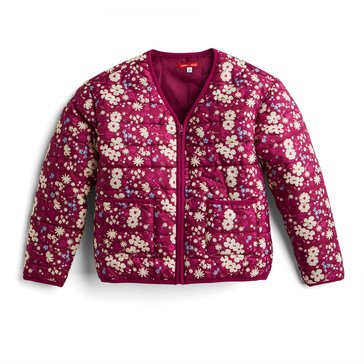 Liberty & Valor Big Girls' Floral Quilted Prairie Jacket
