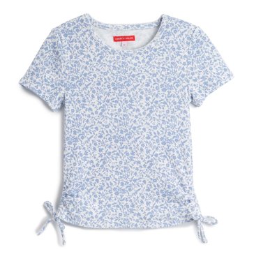 Liberty & Valor Big Girls' Side Ruched Tee