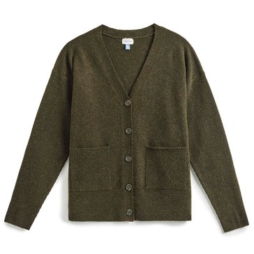 Yarn & Sea Women's Button Front Pocket Cardigan