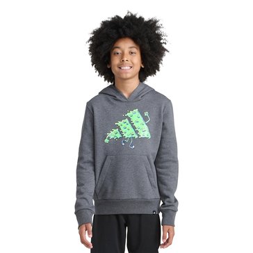 Adidas Big Boys' Heathers Graphic Pullover Hoodie