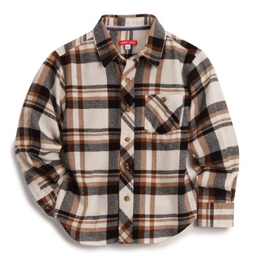 Liberty & Valor Big Boys' Unlined Flannel Shirt