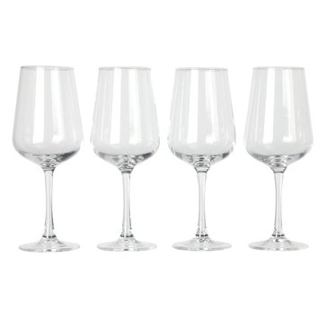 Gibson Home 4-Piece White Wine Stemware Set