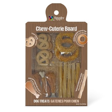 Spunky Pup Chew-Cuterie Snacker Drumsticks Pretzels Rings And Sticks Dog Treats