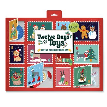 Spunky Pup 12 Days Of Toys Advent Calendar Dog Toys