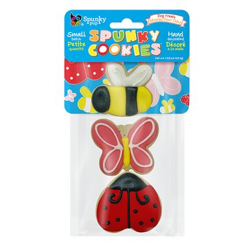 Spunky Pup Spunky Cookie Butterfly Bee And Ladybug Dog Treat