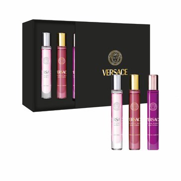 Versace Womens Travel Spray Trio