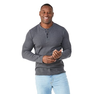 Eight Bells Men's Long Sleeve Henley Shirt