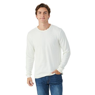 Eight Bells Men's Long Sleeve Rice Knit Crewneck Shirt