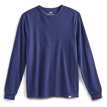 Eight Bells Men's Long Sleeve Rice Knit Crewneck Shirt