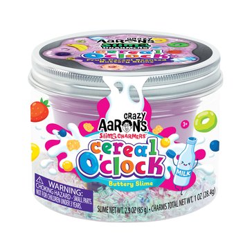 Crazy Aarons Cereal O' Clock Slime Charmers Jar
