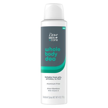 Dove Aloe and Bamboo Whole Body Spray Deodorant